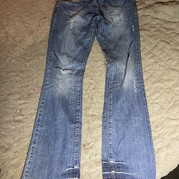 INC International Concepts Denim - INC International Concepts Blue Flare & Wide Leg Jeans